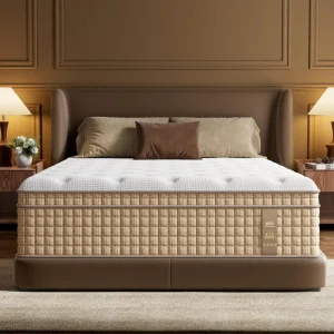 12 Inch Hybrid Mattresses Gel Memory Foam & Pocket Spring Bed for Back Pain Relief, Fiberglass-Free, CertiPUR